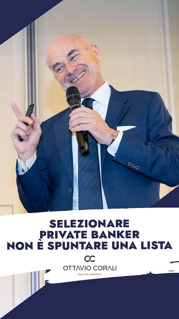 Selezionare Private Banker non è spuntare una lista